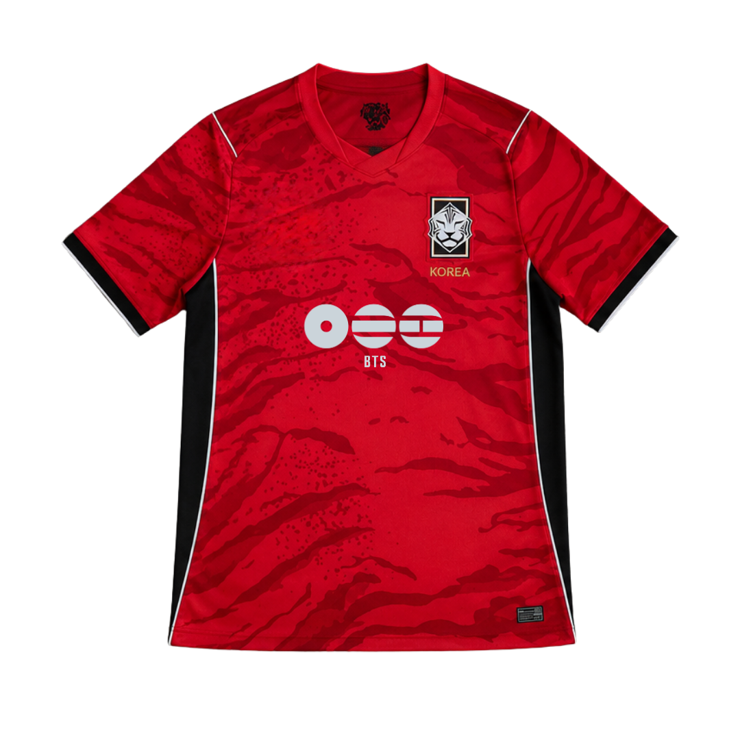 Camiseta BTS World Tour Arirang Tape Roja - vista frontal