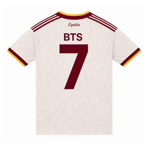 Camiseta BTS "España Retro" - Edición Fandom Exclusiva - vista trasera