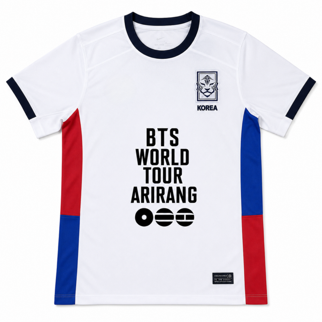 Camiseta BTS "JIMIN Corea Blanca" - Edición Fandom Exclusiva - vista frontal