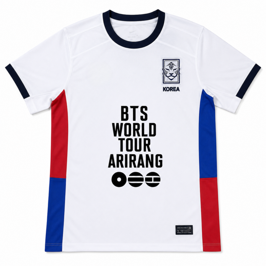 Camiseta BTS "JIMIN Corea Blanca" - Edición Fandom Exclusiva - vista frontal