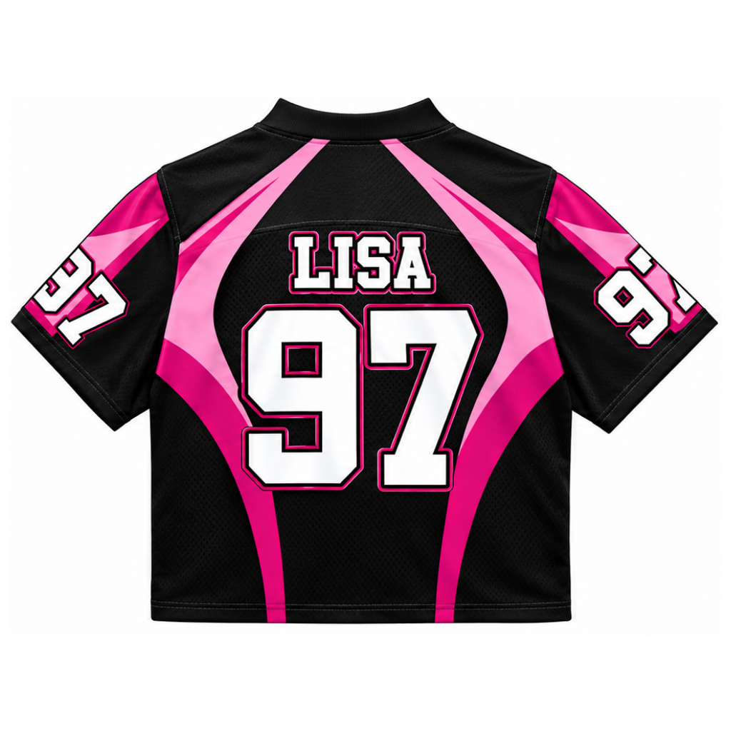 Camiseta Crop BLACKPINK Deadline - vista trasera