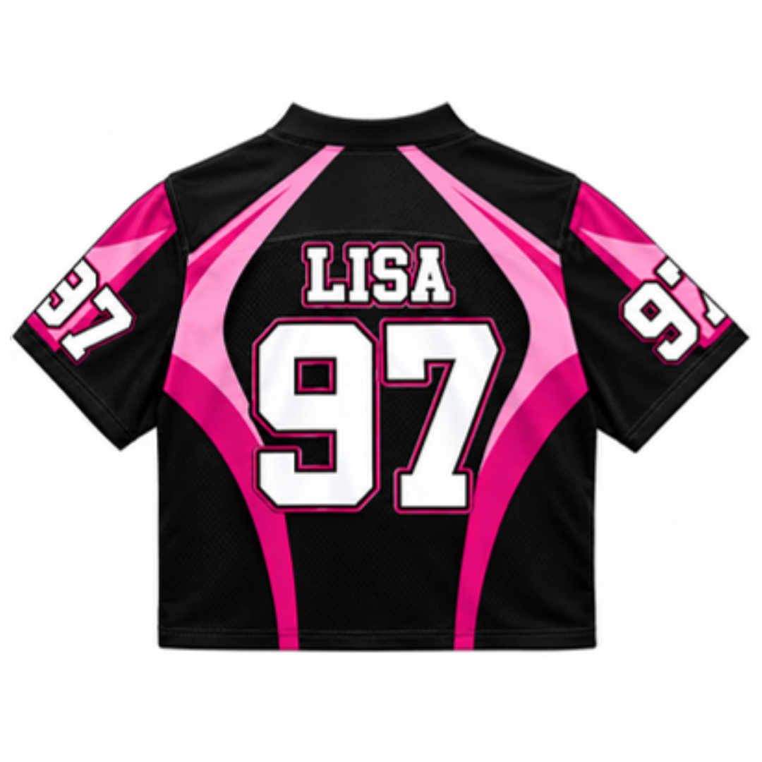 Crop Top BLACKPINK "Deadline" - Edición LISA - vista trasera