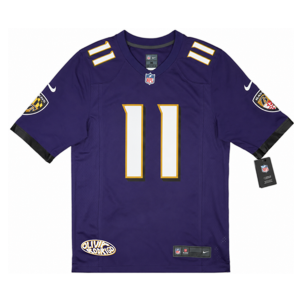 Jersey "Olivia Rodrigo x Ravens" - vista frontal