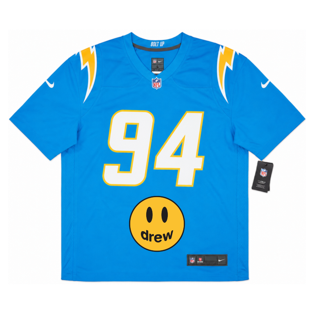 Jersey "Justin Bieber x Chargers - Drew" - vista frontal