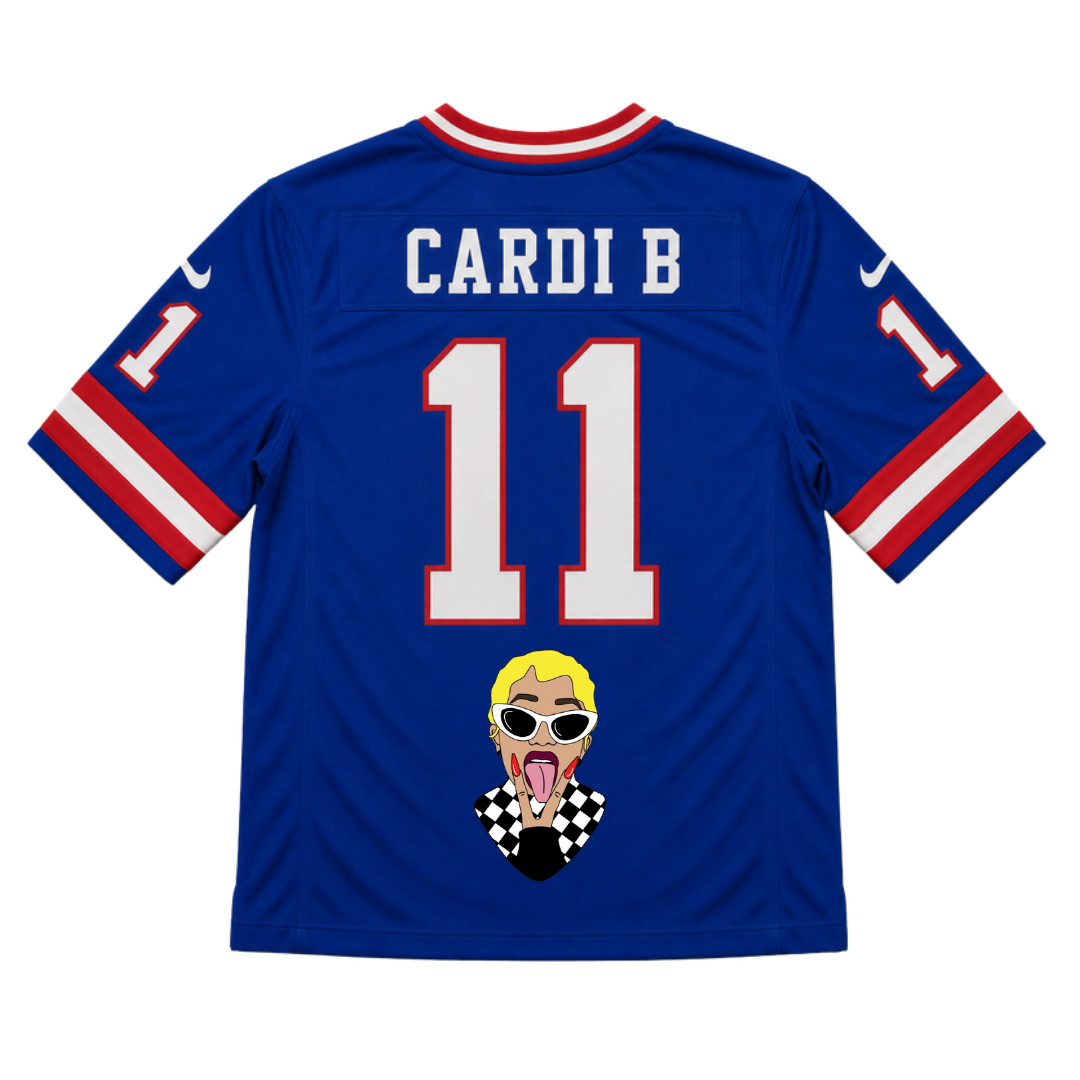 Jersey "Cardi B x Giants" - vista trasera