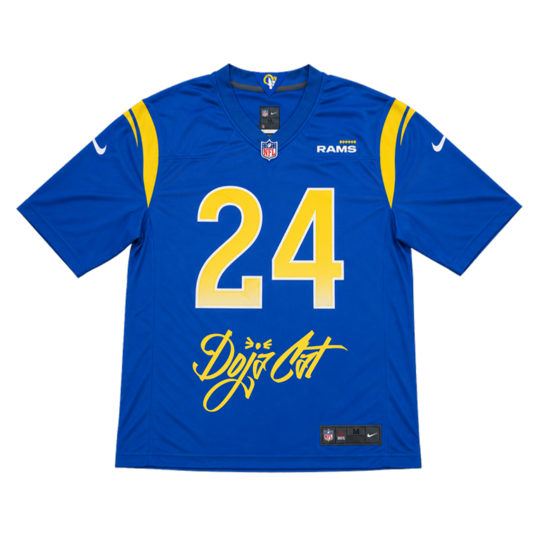 Jersey "Doja Cat x Rams" - vista frontal
