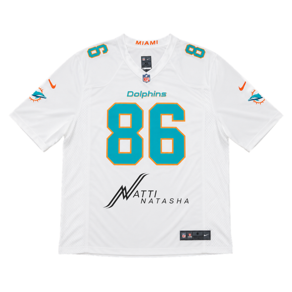Jersey "Natti Natasha x Dolphins" - vista frontal