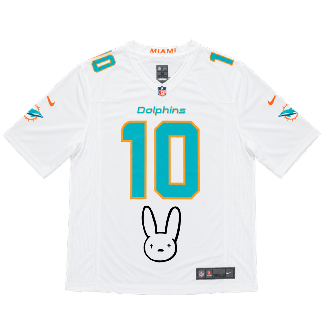 Jersey "Bad Bunny x Dolphins" - vista frontal