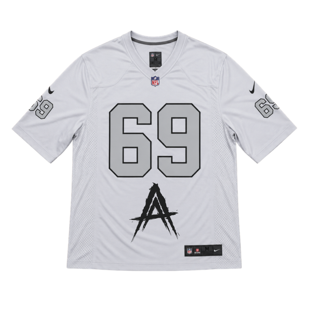 Jersey "Anuel AA x Raiders" - vista frontal