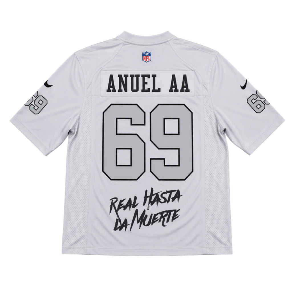 Jersey "Anuel AA x Raiders" - vista trasera