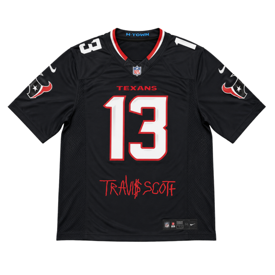 Jersey "Travis Scott x Texans - Cactus Jack" - vista frontal