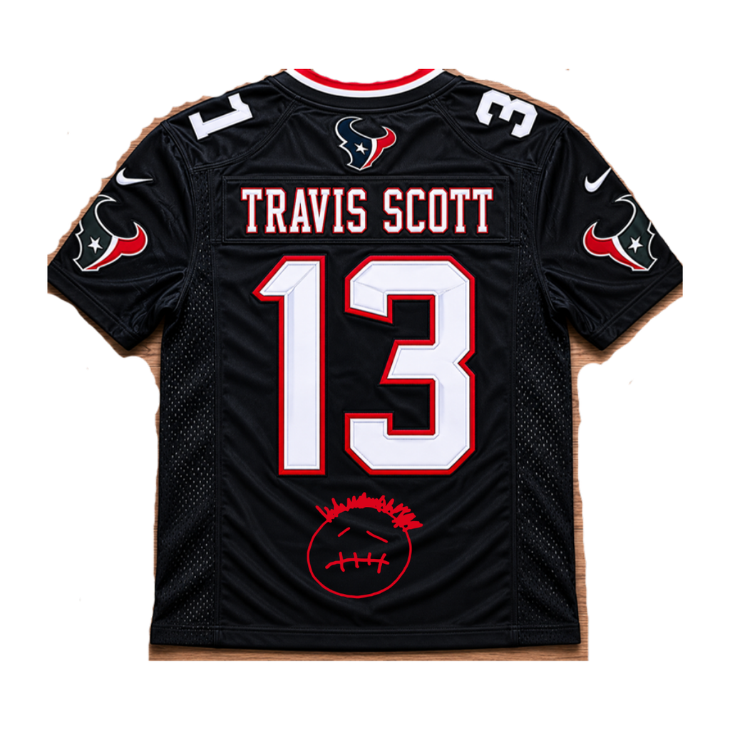 Jersey "Travis Scott x Texans - Cactus Jack" - vista trasera