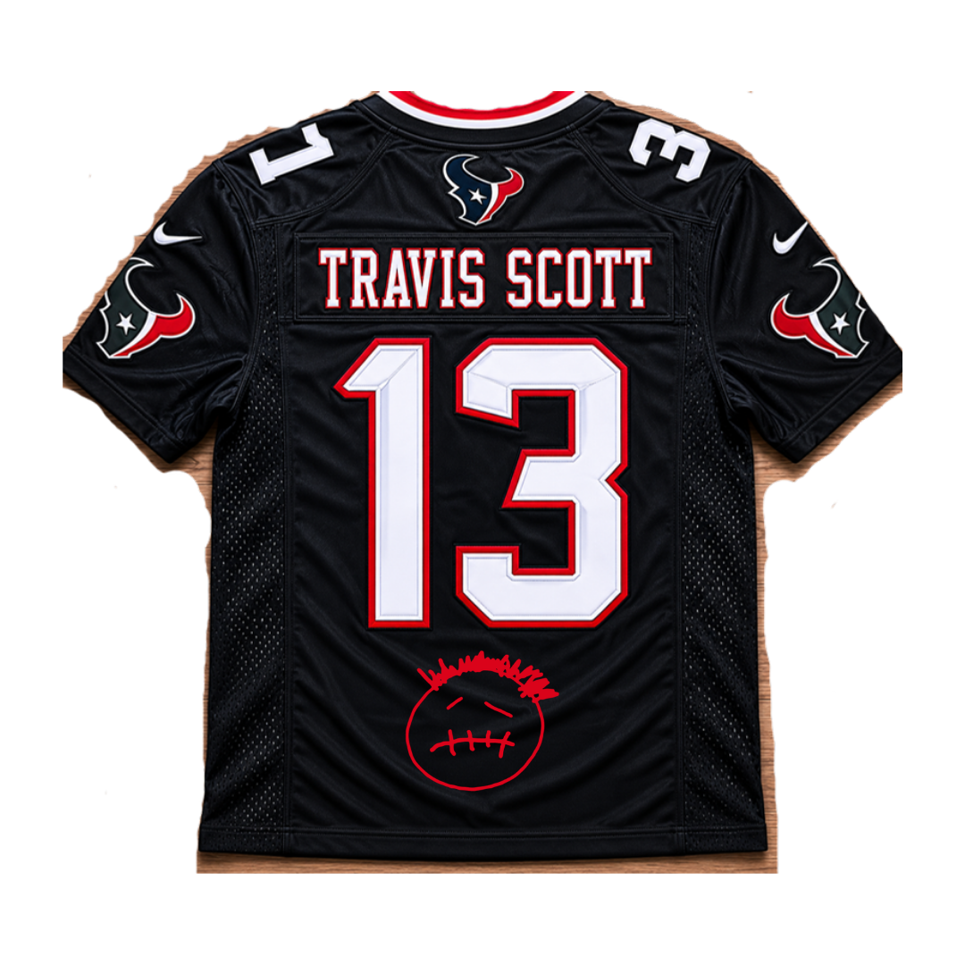Jersey "Travis Scott x Texans - Cactus Jack" - vista trasera